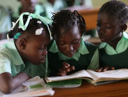School Girls Haiti