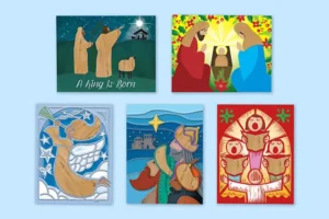 10 Banana Bark Christmas Cards